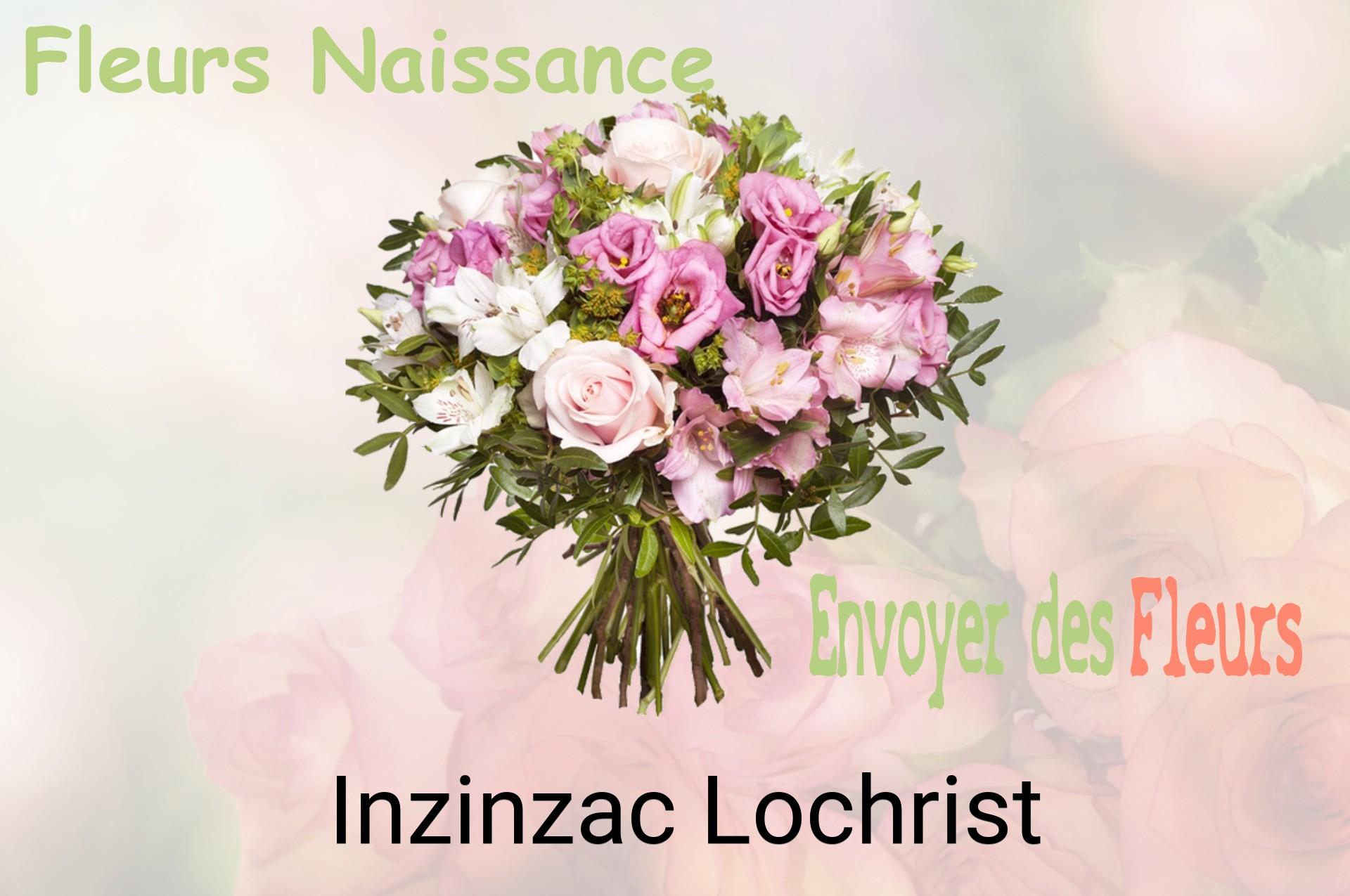 Bouquet de fleurs de naissance livré à Inzinzac-Lochrist